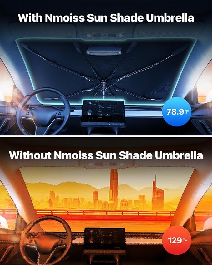 StrongShot SunShade Pro™ – Windshield Sun Shade | UV Protection & Heat Reduction