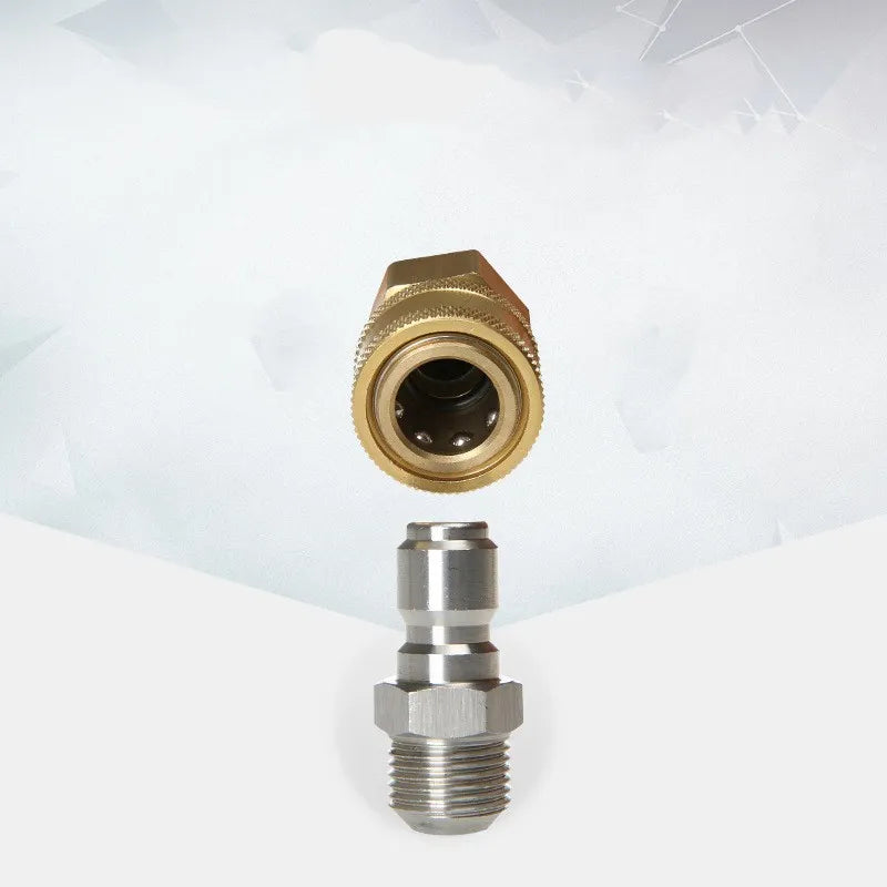 Strongshot Brass 1/4" Quick Connect Adapter – G1/4 Female Thread
