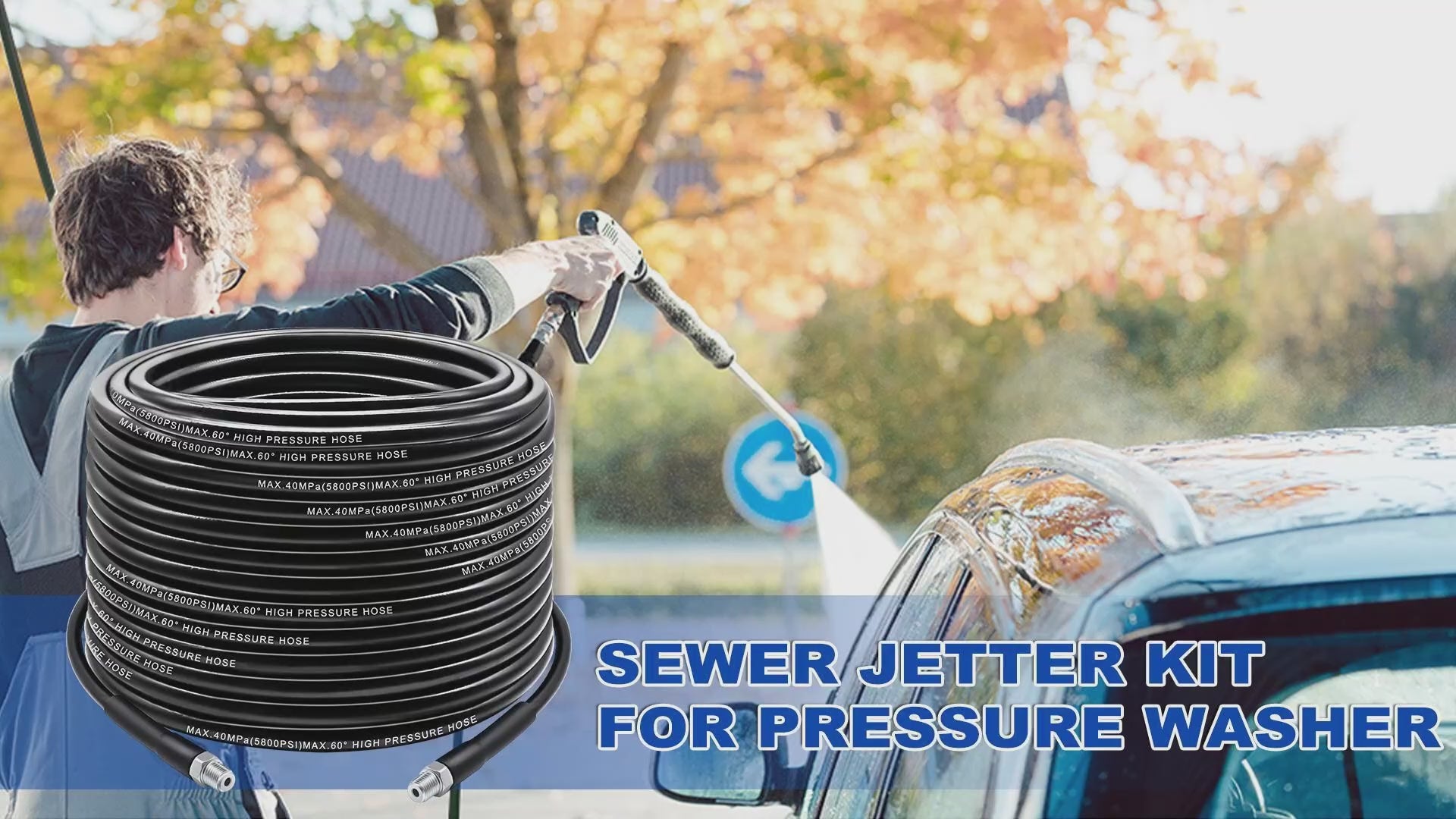 StrongShot Power Hose 15M 5800PSI