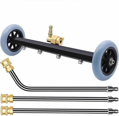 StrongShot Car Chassis Cleaner Attachment – Complete Set with 3 Extension Wands