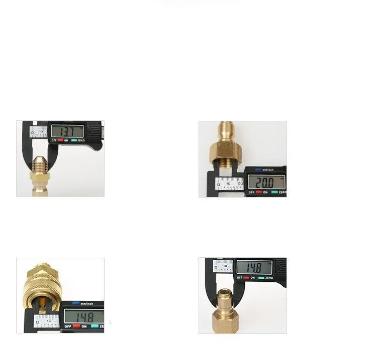 Strongshot Brass 1/4" Quick Connect Adapter – G1/4 Female Thread