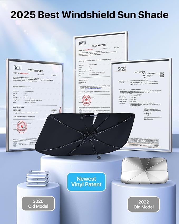 StrongShot SunShade Pro™ – Windshield Sun Shade | UV Protection & Heat Reduction