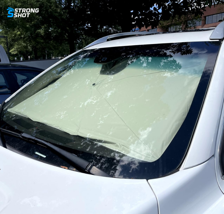 StrongShot SunShade Pro™ – Windshield Sun Shade | UV Protection & Heat Reduction